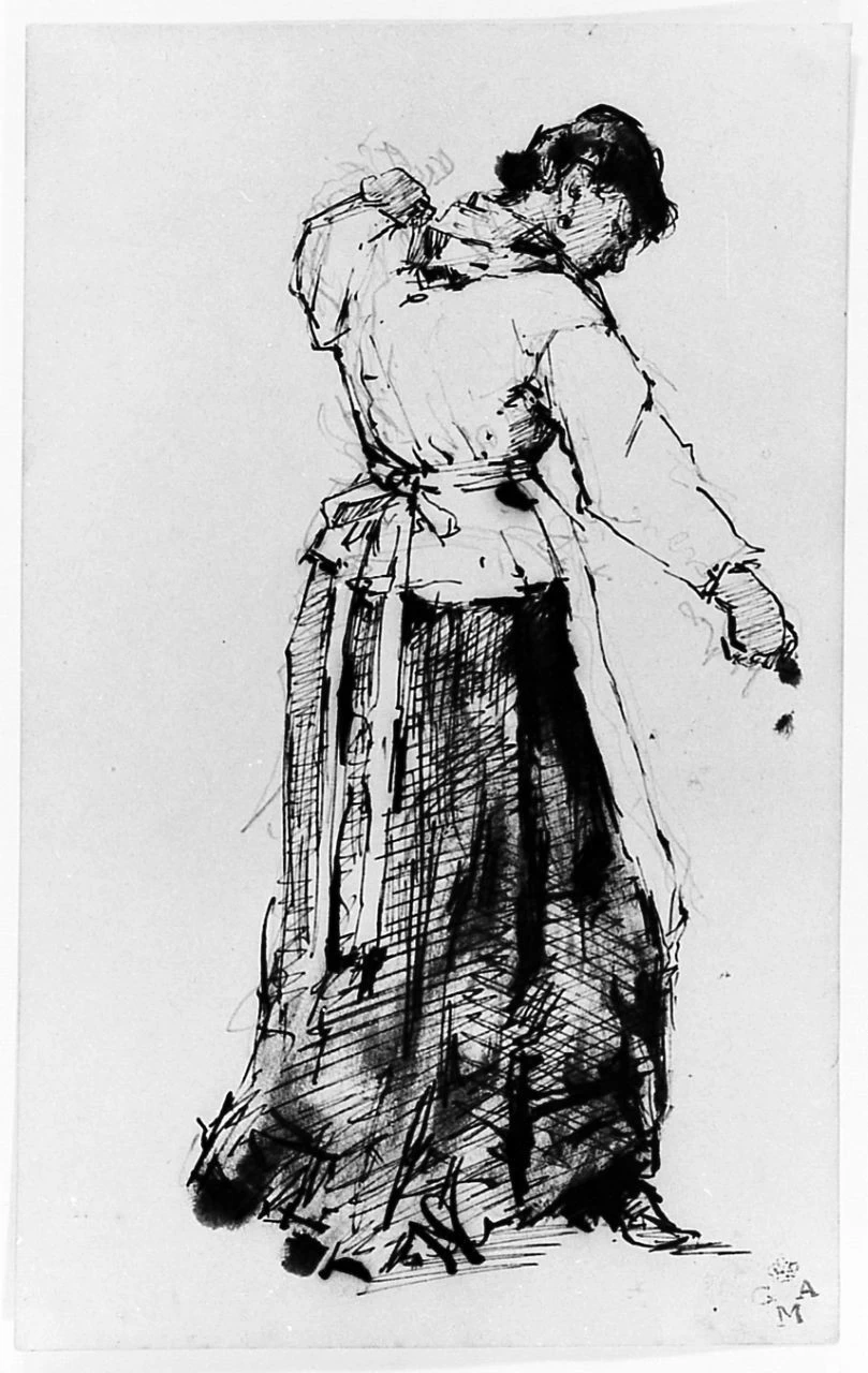 Figura femminile - Gallerie degli Uffizi, Gabinetto dei disegni e delle stampe, Firenze 1